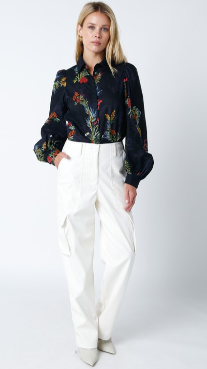 The Averi Top - Black Multi