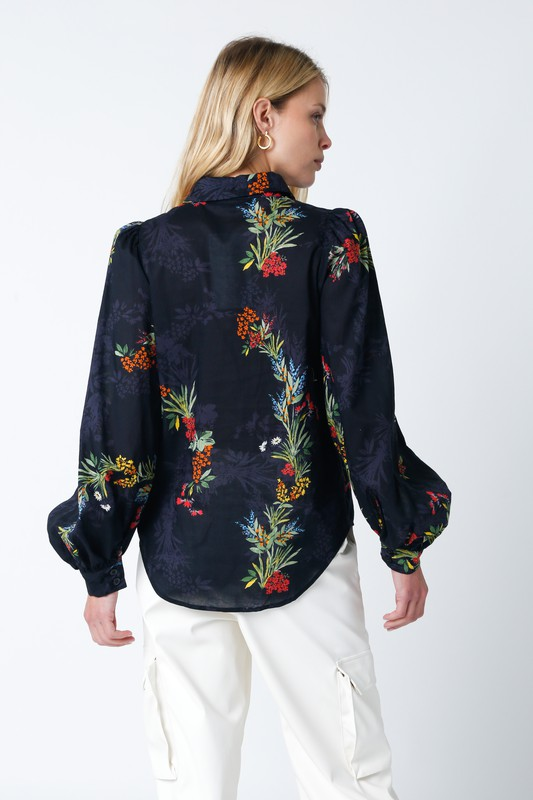The Averi Top - Black Multi