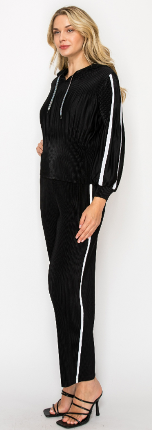 Jory & Jamiah Pant Set - Black
