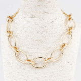 Open Circle Necklace - Gold