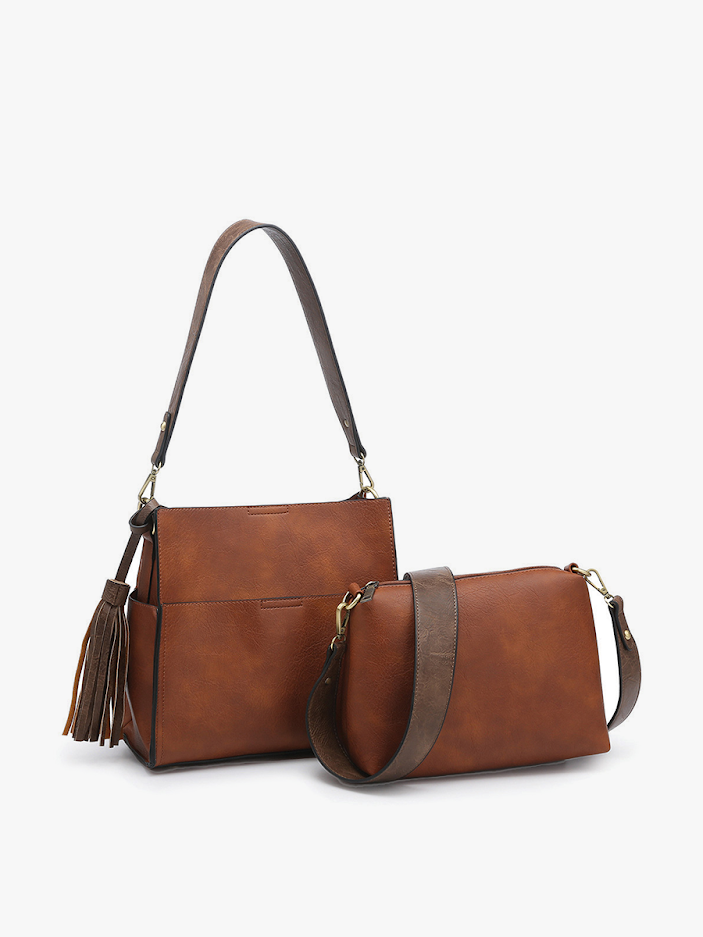 Lyla Purse - Camel/Coffee