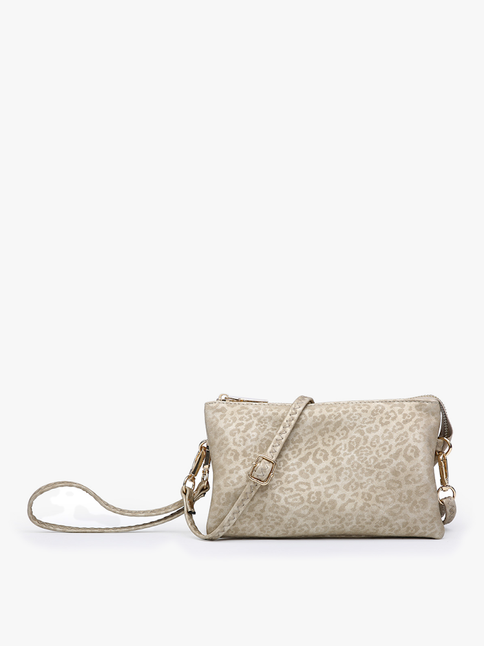 Riley Crossbody - Cheetah/Gold
