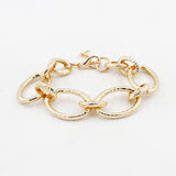 Open Circle Bracelet - Gold