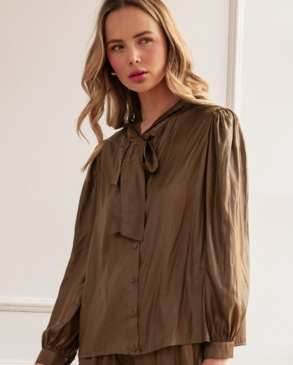 The Joely Top - Mocha