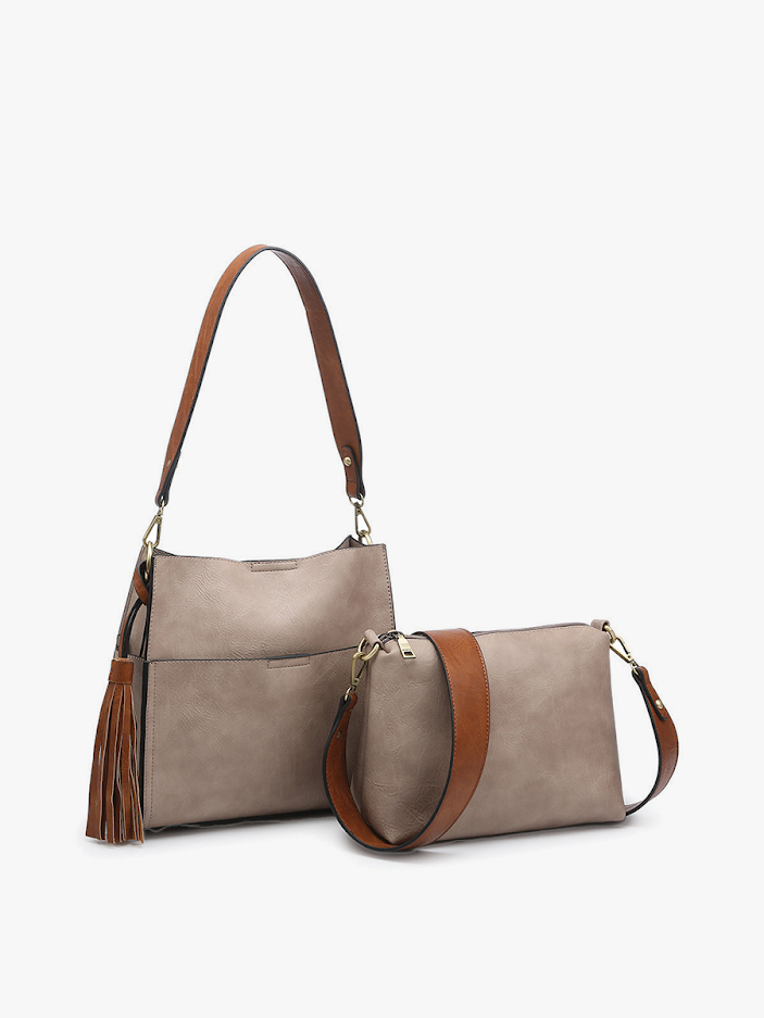 Lyla Purse - Warm Grey Brown