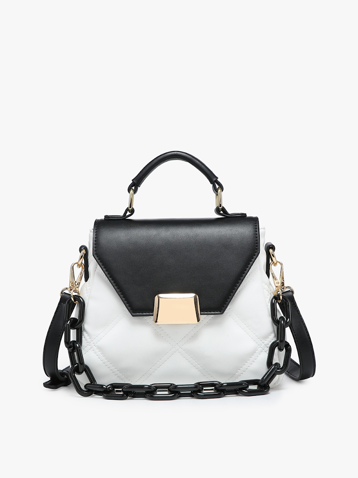 Ollie Purse - Black/Ivory
