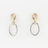 Open Circle Earrings - Gold/Silver