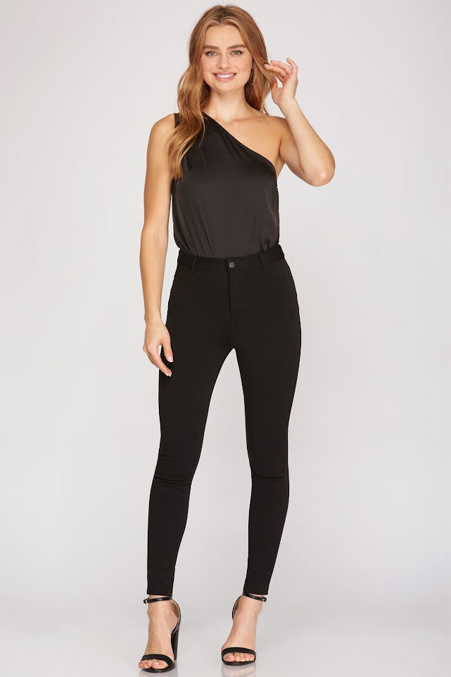 Take Me Anywhere Body Suit - Black