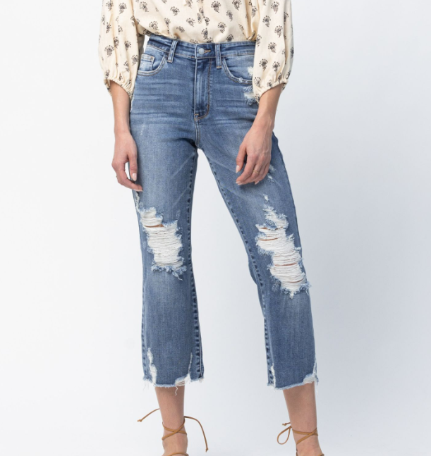 Release Hem HW Ankle Straight - Medium