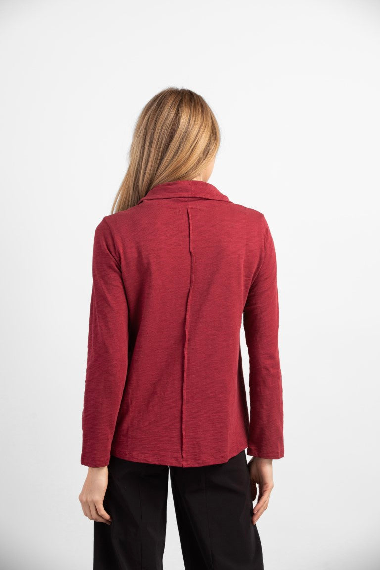 The Betty Top - Cranberry