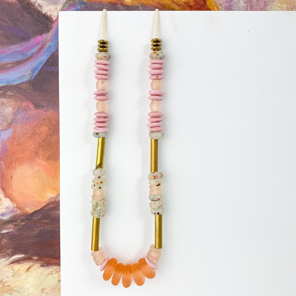 Ombre Element Necklace - Quartz