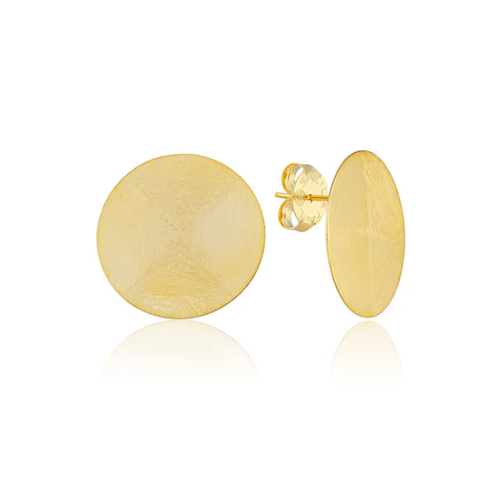 Blair Studs - Brushed Gold