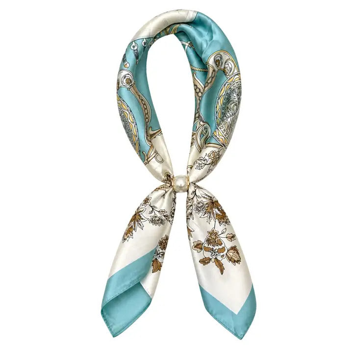 Ready to Wear Scarf - Aqua