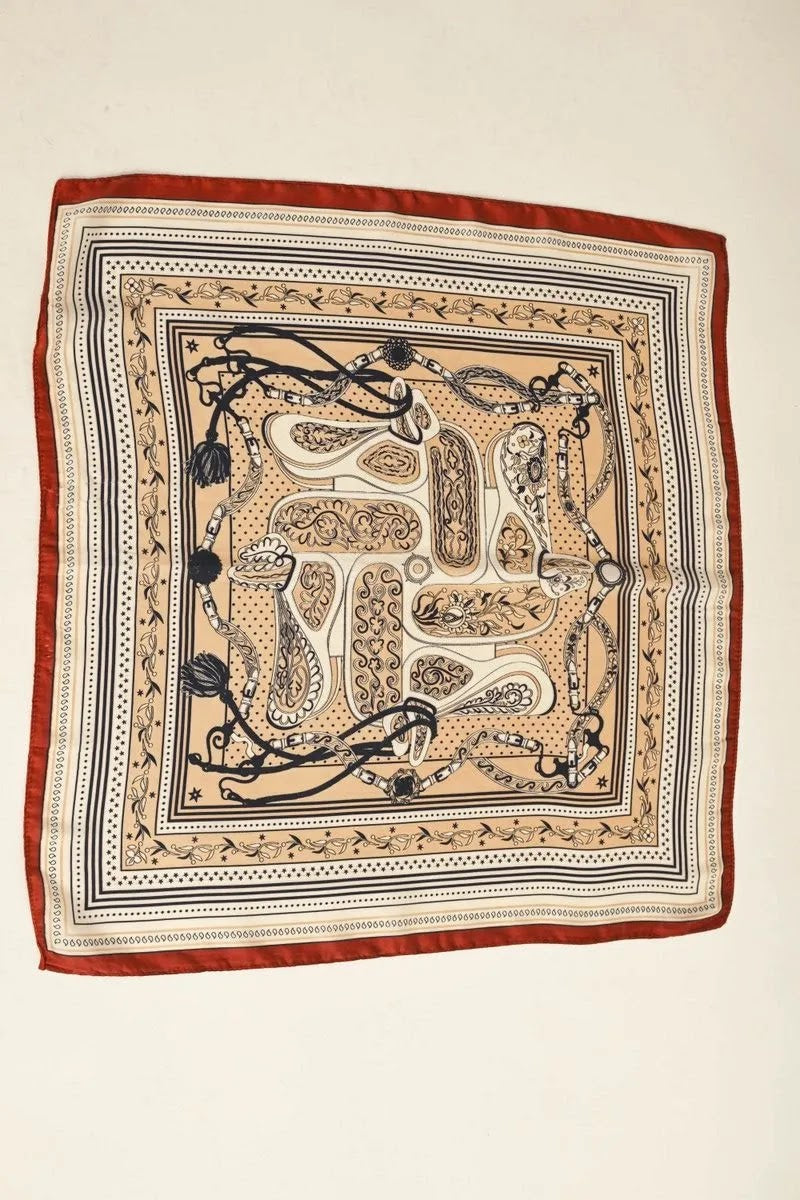 Square Scarf - Taupe