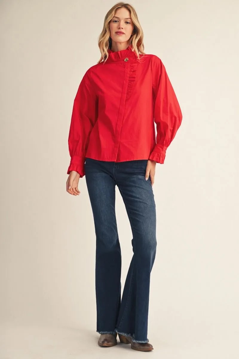 Scarlet Shirt- Red