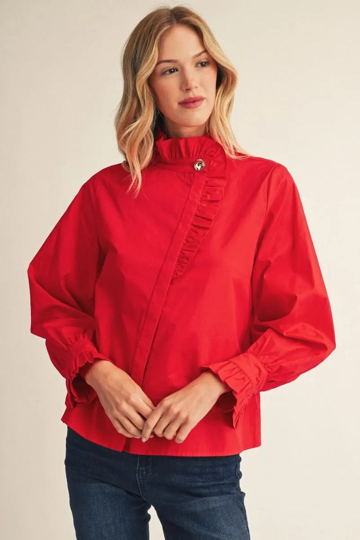 Scarlet Shirt- Red