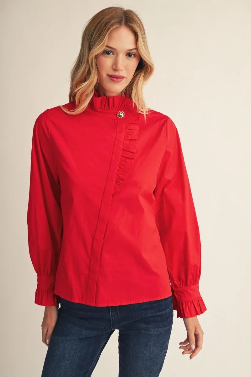 Scarlet Shirt- Red