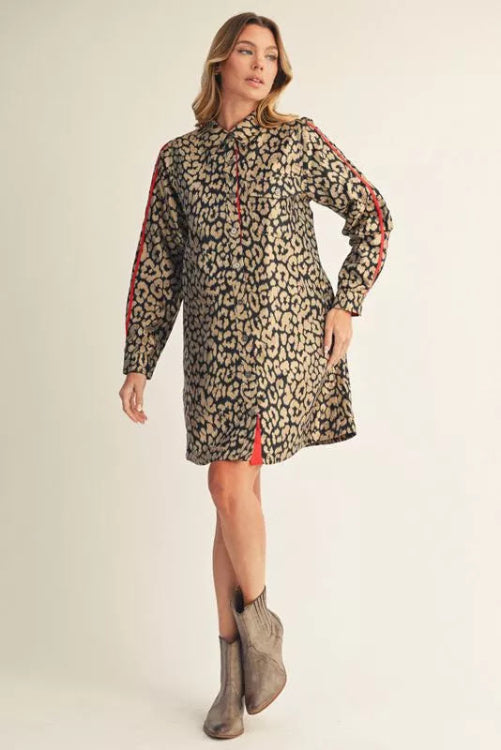 Sweet &amp; Sassy Dress - Red Animal