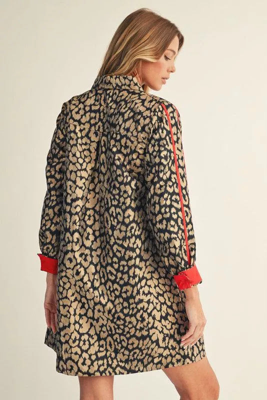 Sweet &amp; Sassy Dress - Red Animal