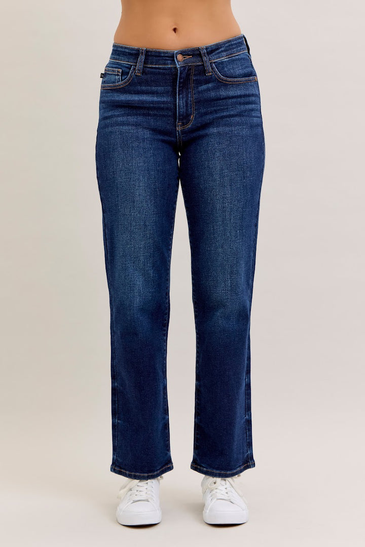 My Basic MR Straight Jean - Dark Wash