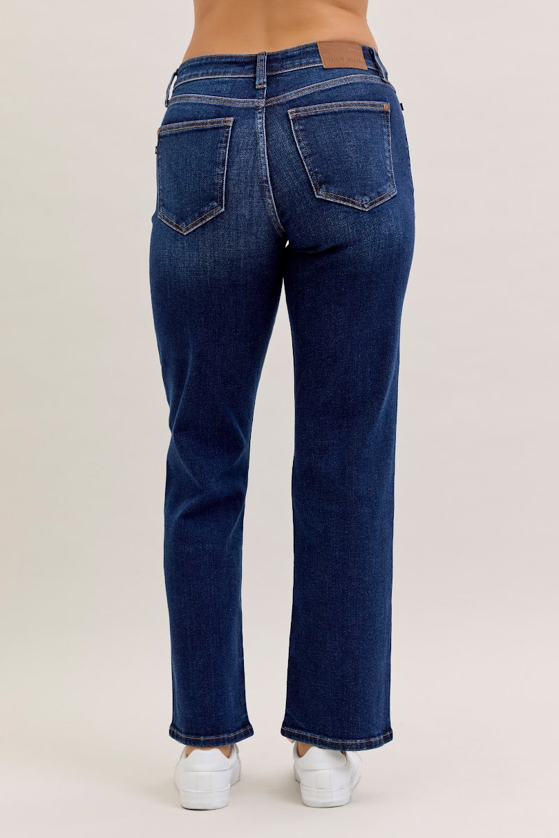 My Basic MR Straight Jean - Dark Wash