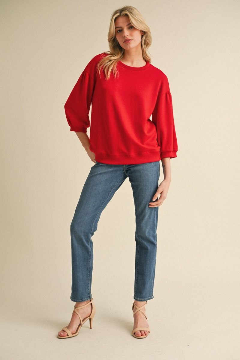 My Soft & Comfy Top - Red