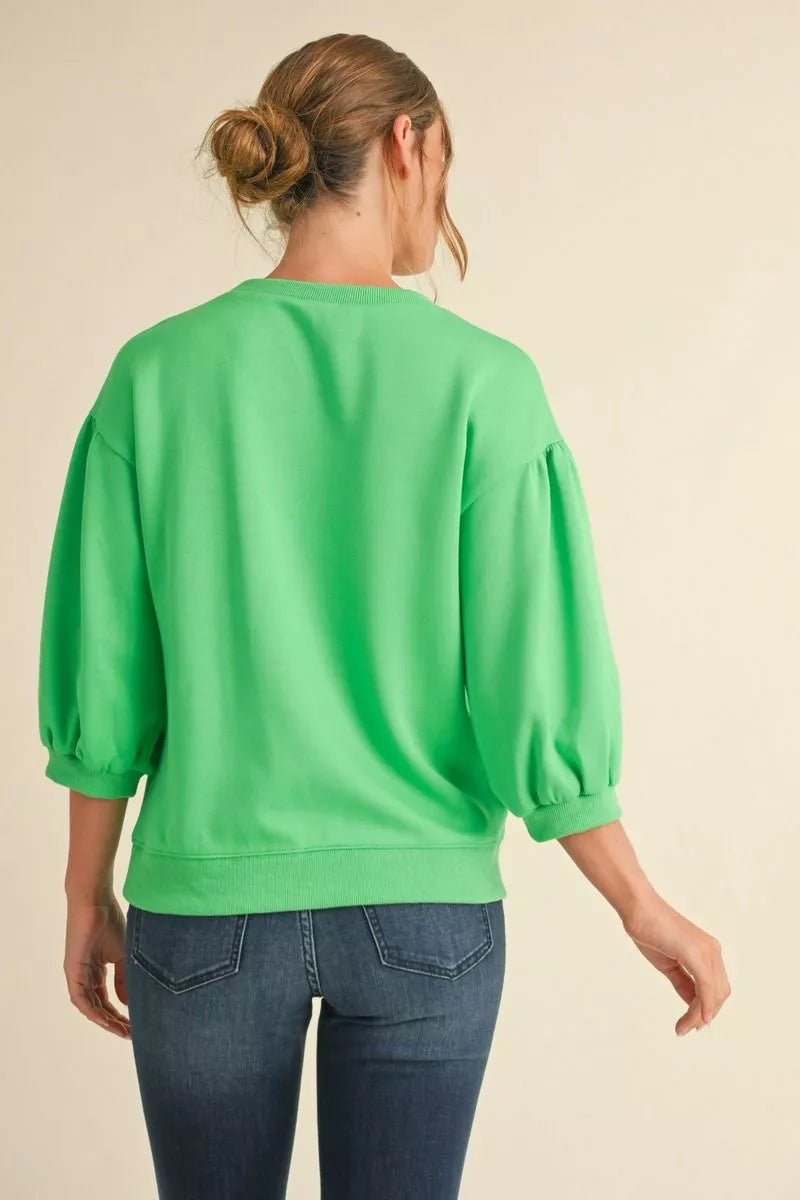 My Soft & Comfy Top - Apple Green