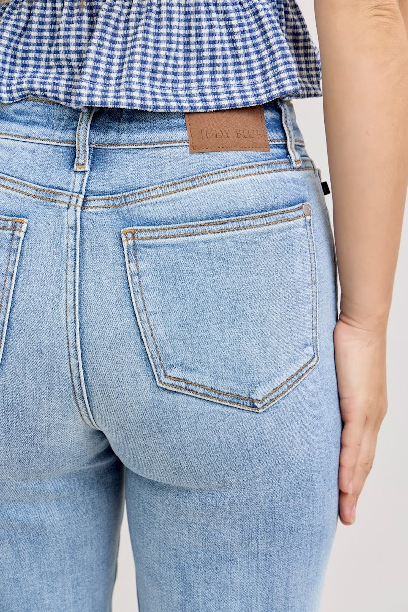 Penelope Straight Leg Jeans - Light Denim