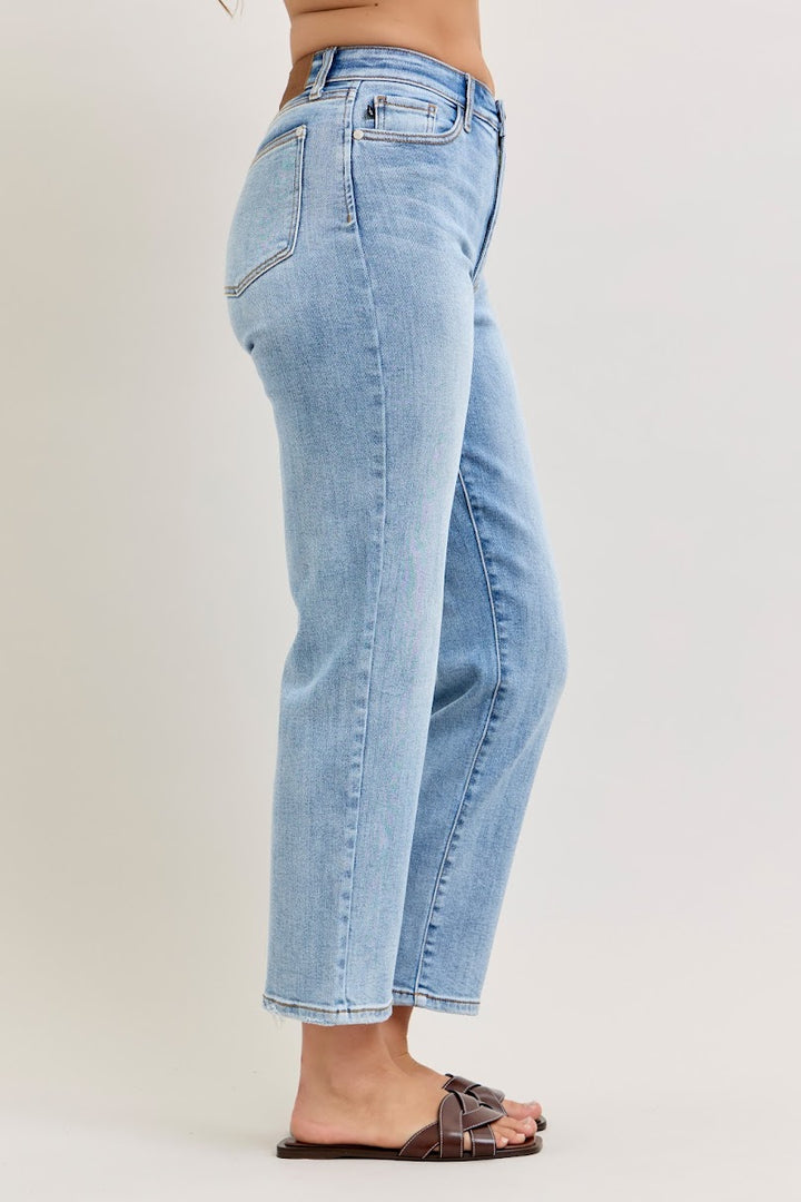 Penelope Straight Leg Jeans - Light Denim