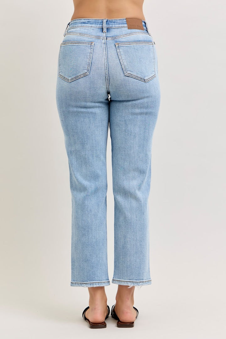 Penelope Straight Leg Jeans - Light Denim