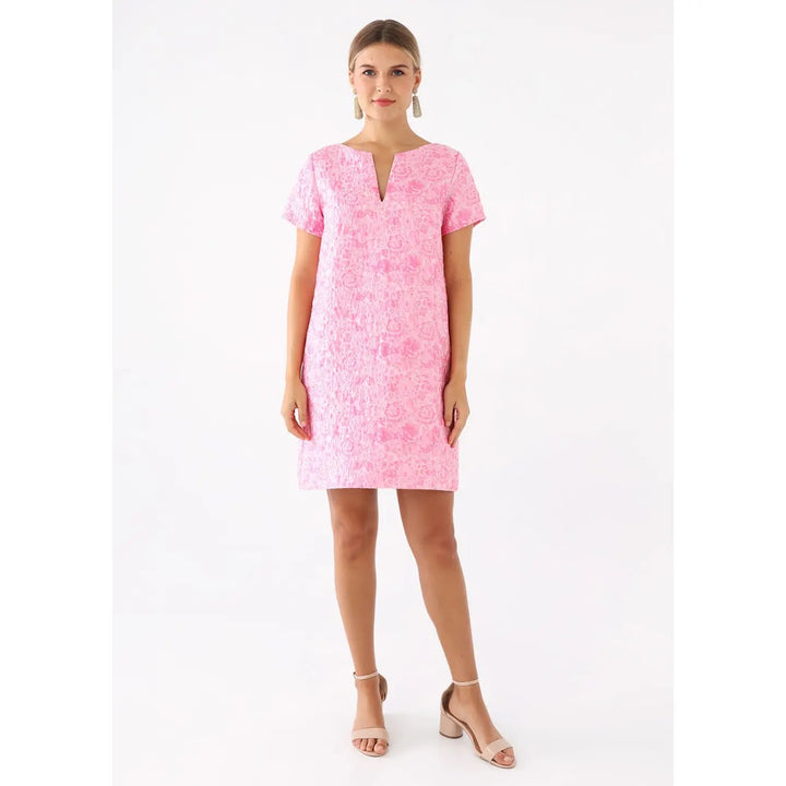 Lulu Dress - Pink Bubble