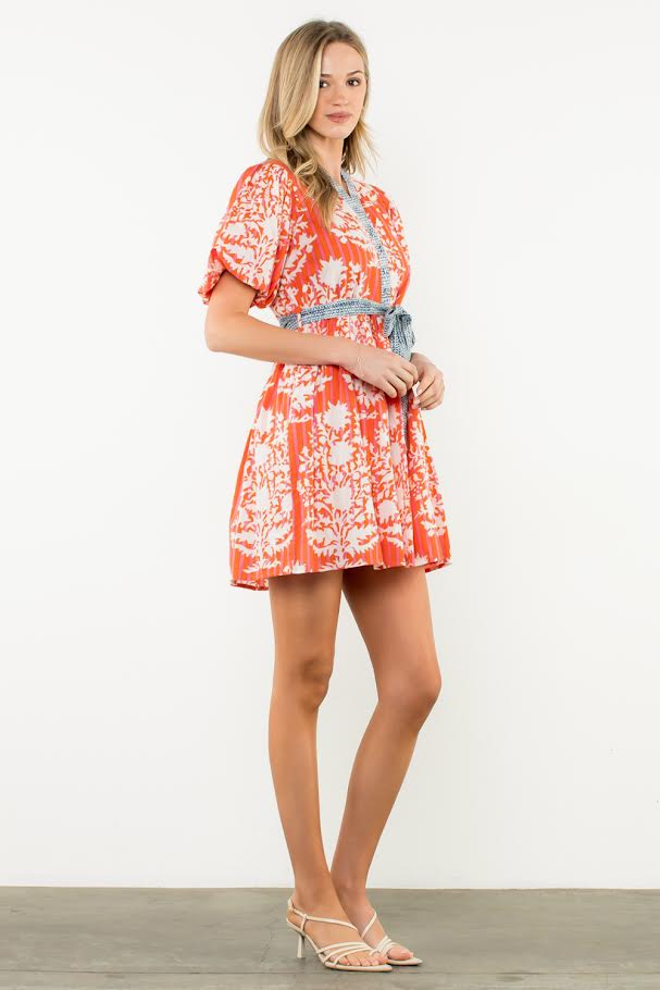 The Clementine Dress - Radiant Orange