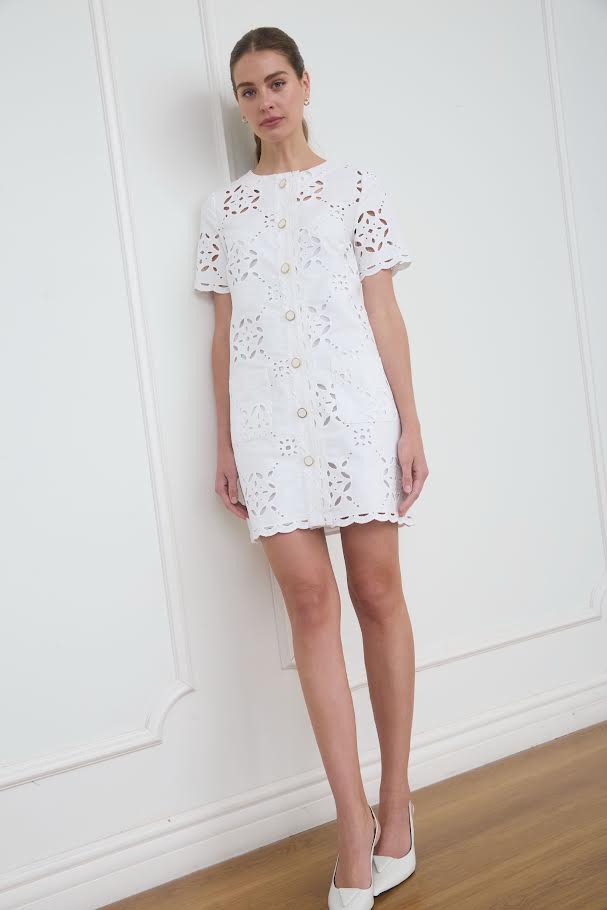 Danielle Dress - White