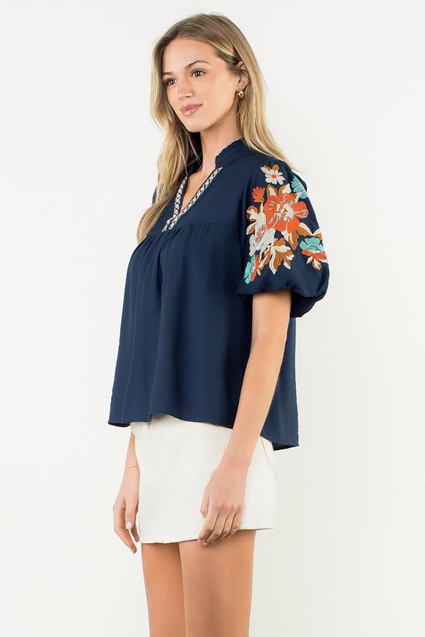 The Marissa Top - Navy