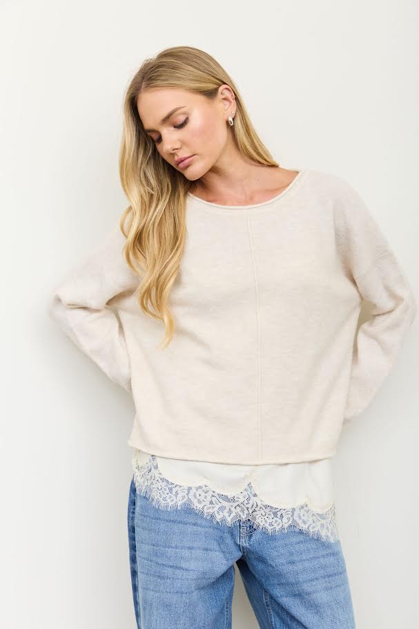 Amy Sweater - Oatmeal
