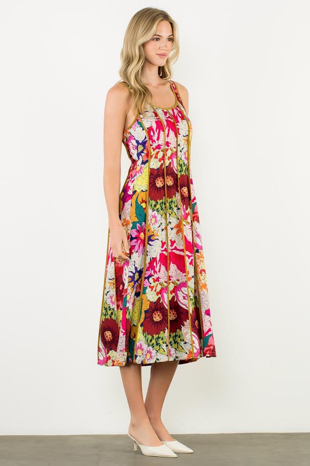 The Tasha Dress - Magenta