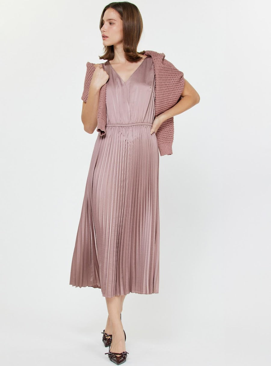 Perfect Dress & Sweater Set - Ash Rose