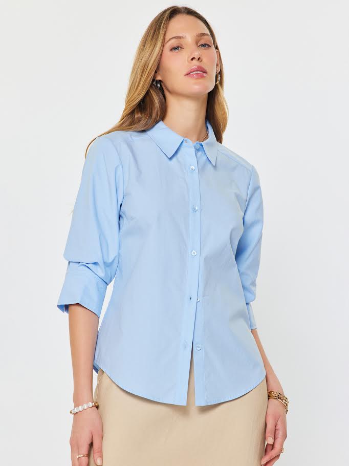 Maggie Blouse - Pale Blue