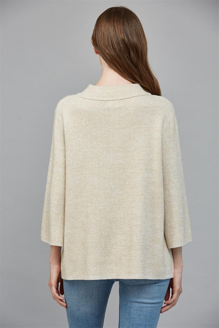 Tea Time Top - Cream/Gold