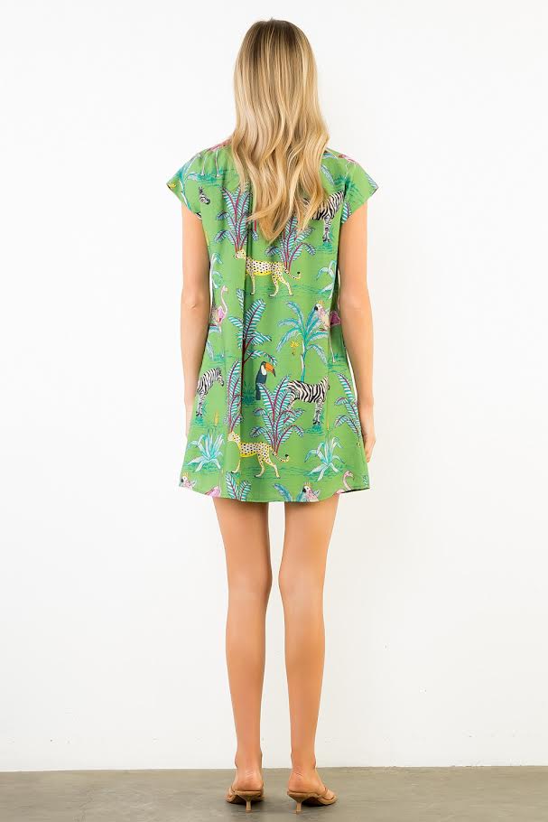 Take Me Away Dress - Green