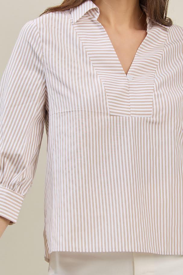 The Cora Blouse - Sand