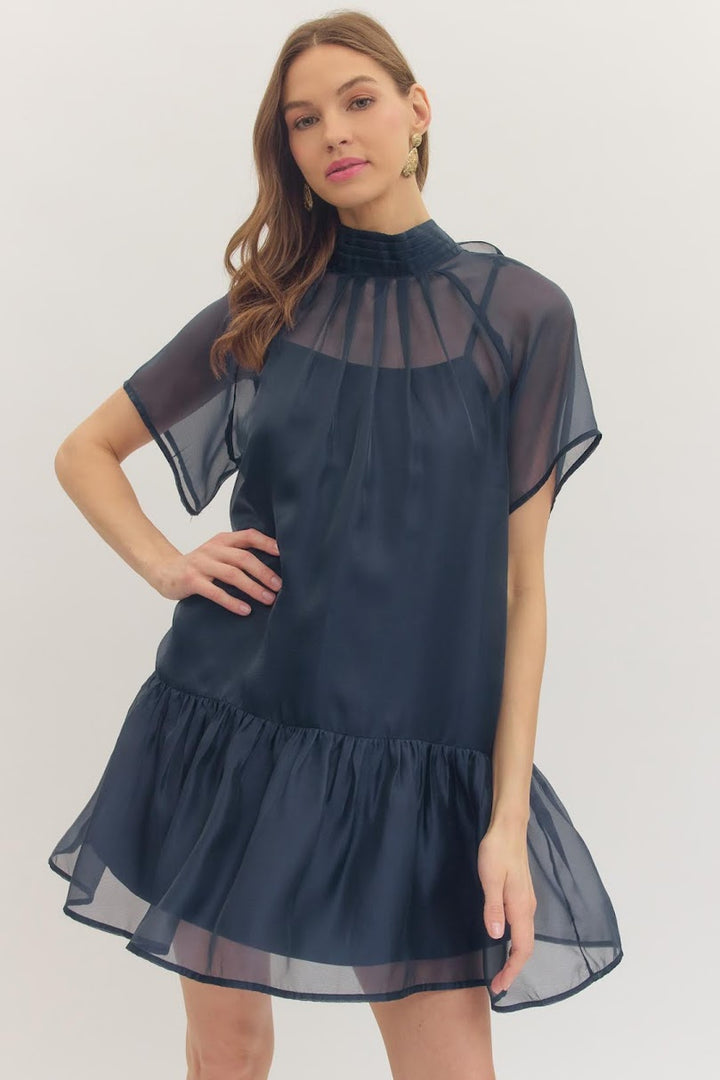 Ellie Mae Dress - Navy