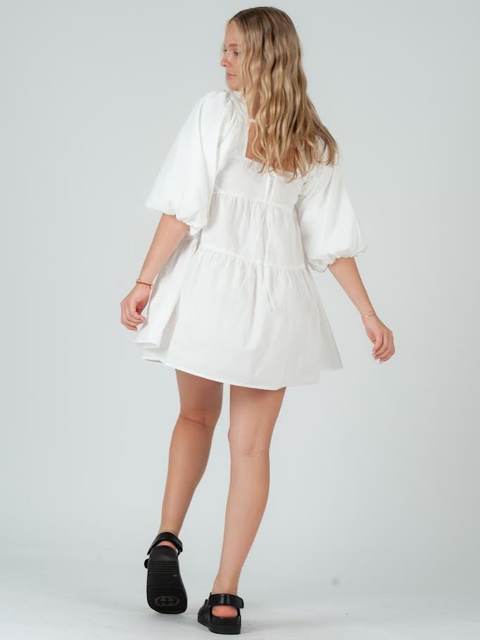 Short Dress - White