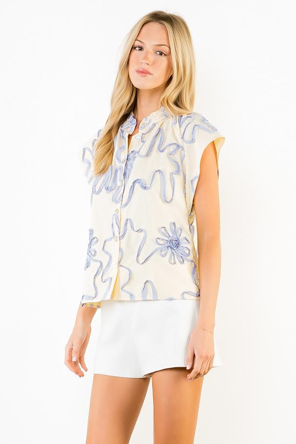 Fun & Flirty Top - Yellow