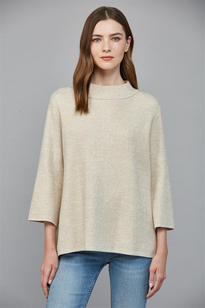Tea Time Top - Cream/Gold