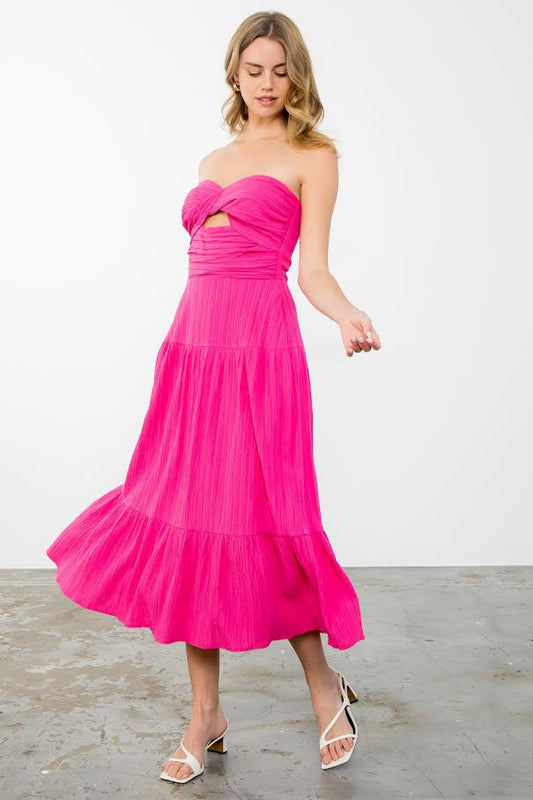 The Amelie Dress - Pink