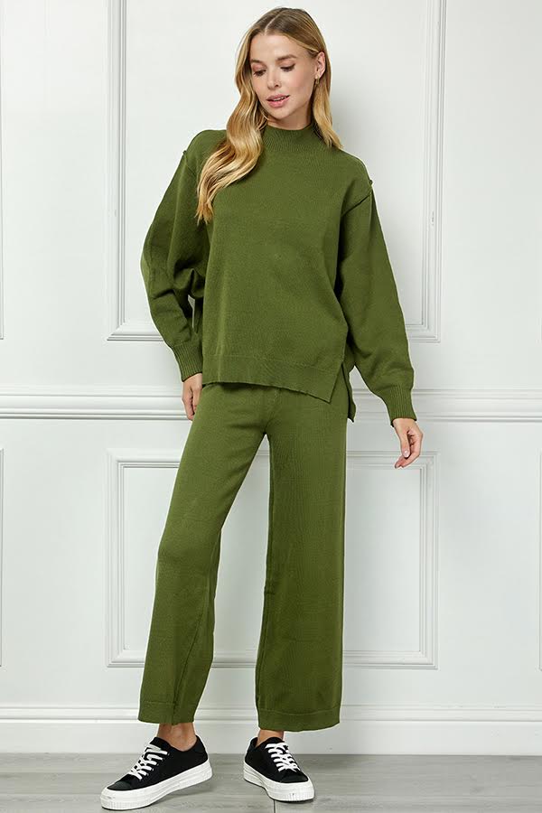 Sweater Set - Olive