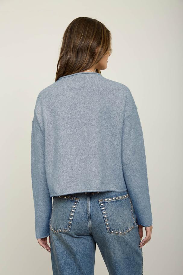 Delilah Cardigan - Denim Blue