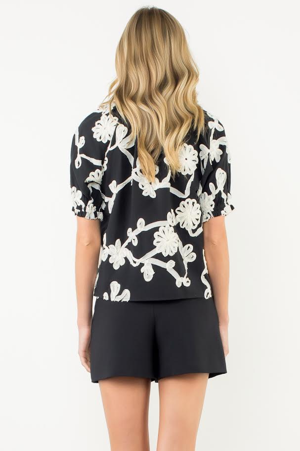 The Cora Top - Black