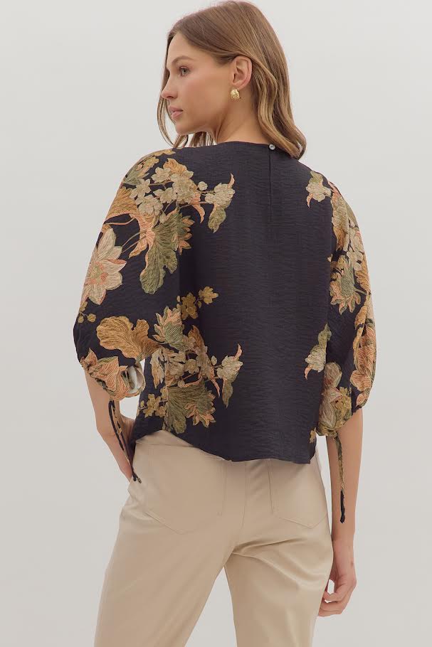 Botanical Garden Top - Black